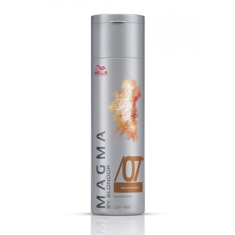 WELLA Magma By Blondor Pigmented Lightener Hair Colour 07 Dark Natural Brown 120ml