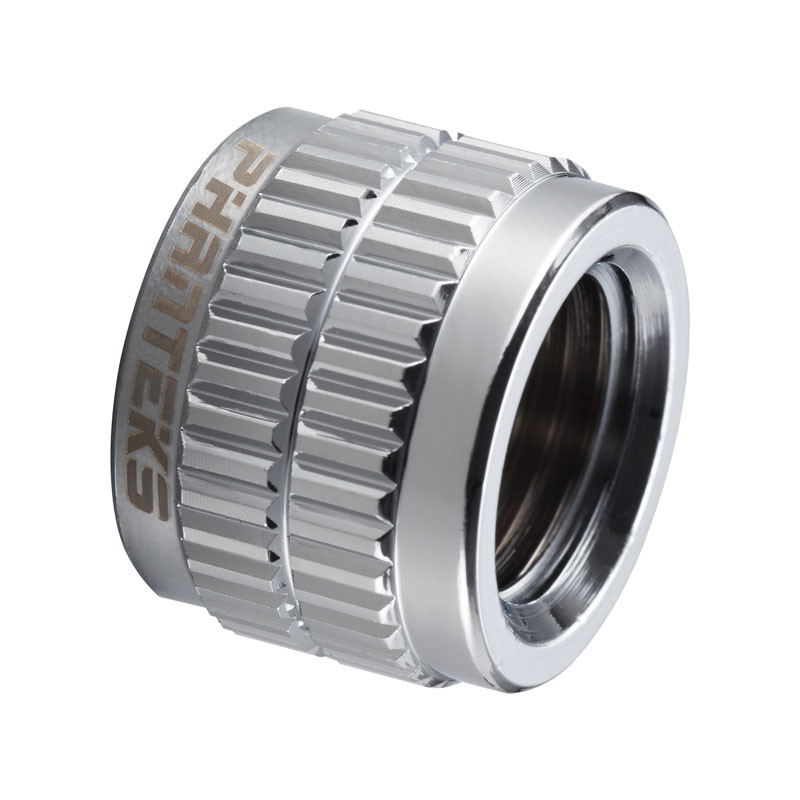 PHANTEKS Glacier Adapter gerade G1/4 Zoll IG auf G1/4 Zoll IG - chrome silber