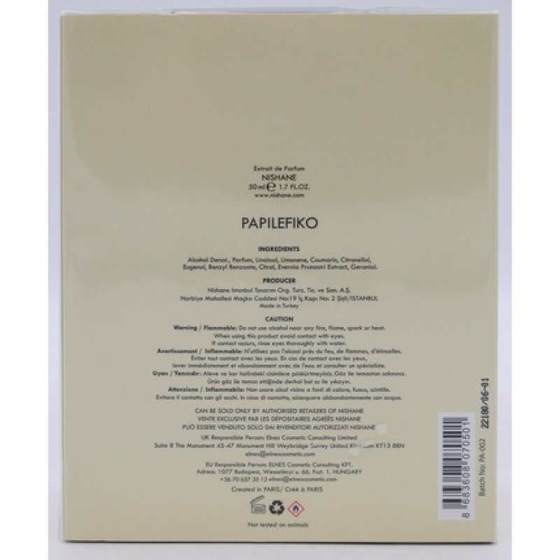 Nishane Papilefiko Extrait 50ml 1.7fl oz - Sealed AuthenticFast by Finescents!