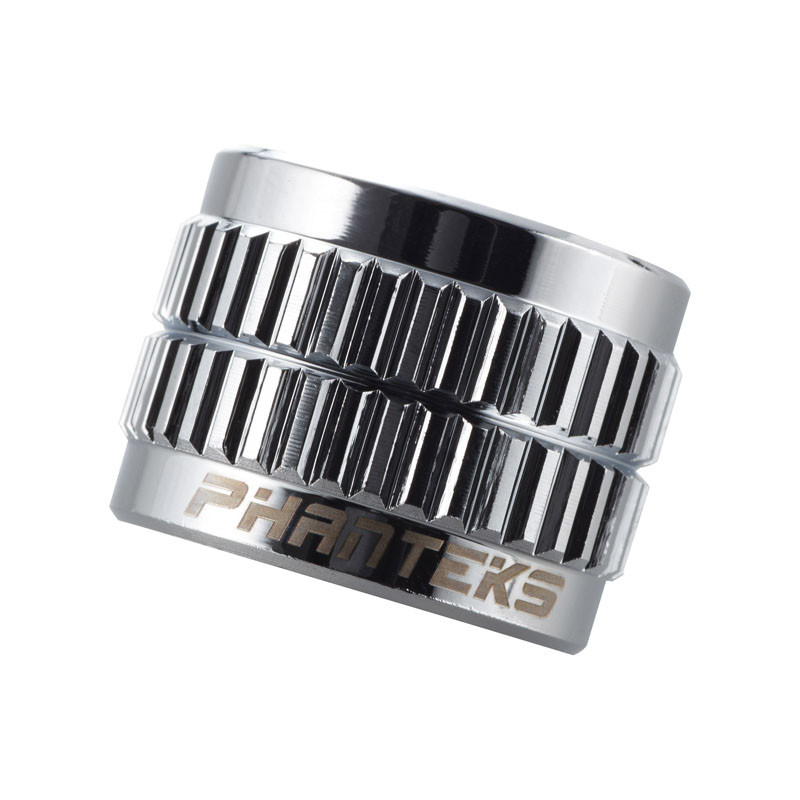 PHANTEKS Glacier Adapter gerade G1/4 Zoll IG auf G1/4 Zoll IG - chrome silber