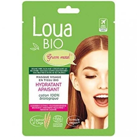 Loua Bio Moisturizing and Soothing Organic Fabric Face Mask 15ml