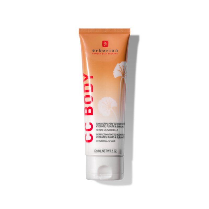 Erborian CC Body Perfecting Tinted Body Cream Moisturizes Blurs Beautifies Korean Cosmetic Treatment Universal Shade