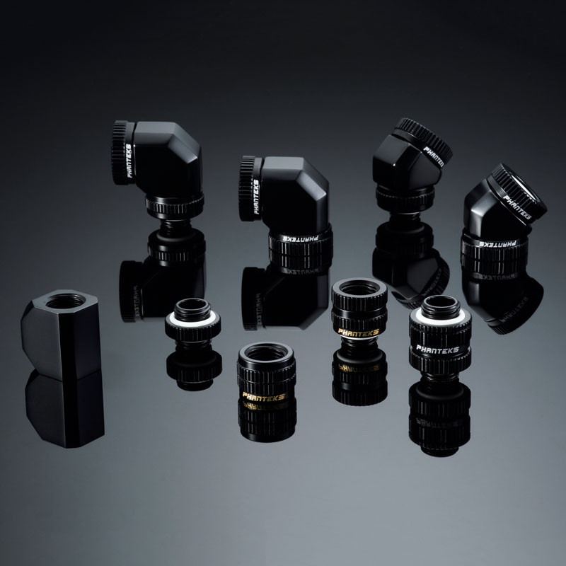 PHANTEKS Glacier Adapter gerade G1/4 Zoll IG auf G1/4 Zoll IG - schwarz