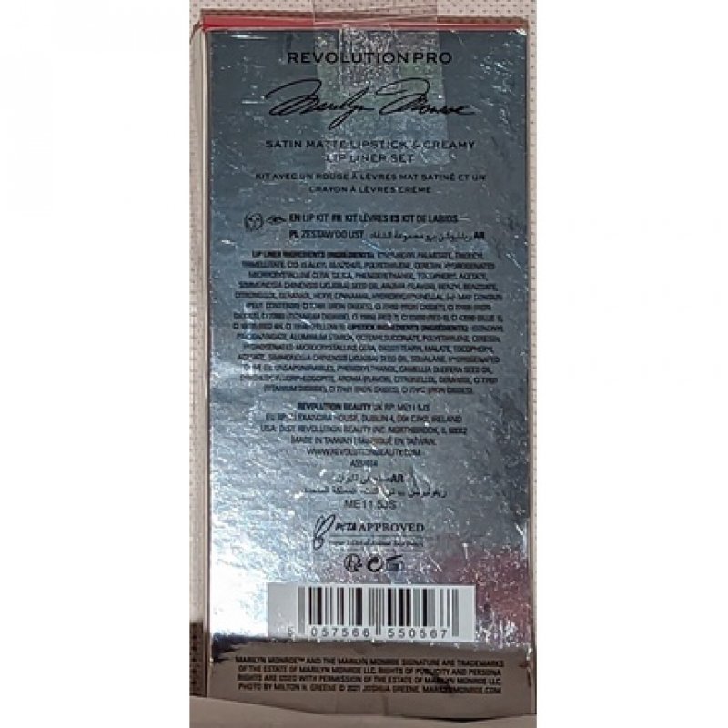 Revolution Marilyn Monroe Lip Red Gift Set Makeup Set