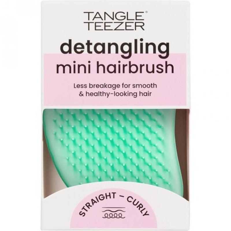 Tangle Teezer The Original Mini Detangling Hairbrush Palm Size Perfect for Kids and Traveling Ideal for Wet and Dry