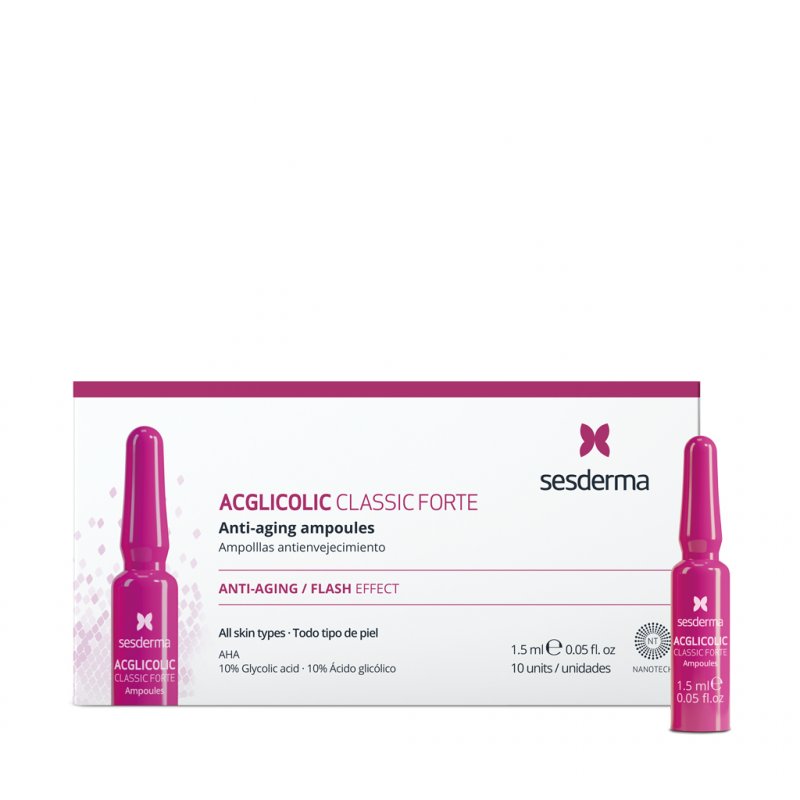Sesderma Acglicolic Classic Forte Ampoules, 10x 1.5ml