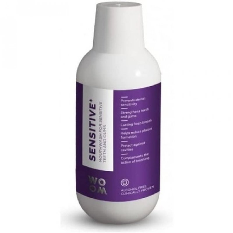 WOOM Sensitive Mouthwash for Sensitive Teeth and Gums 500ml