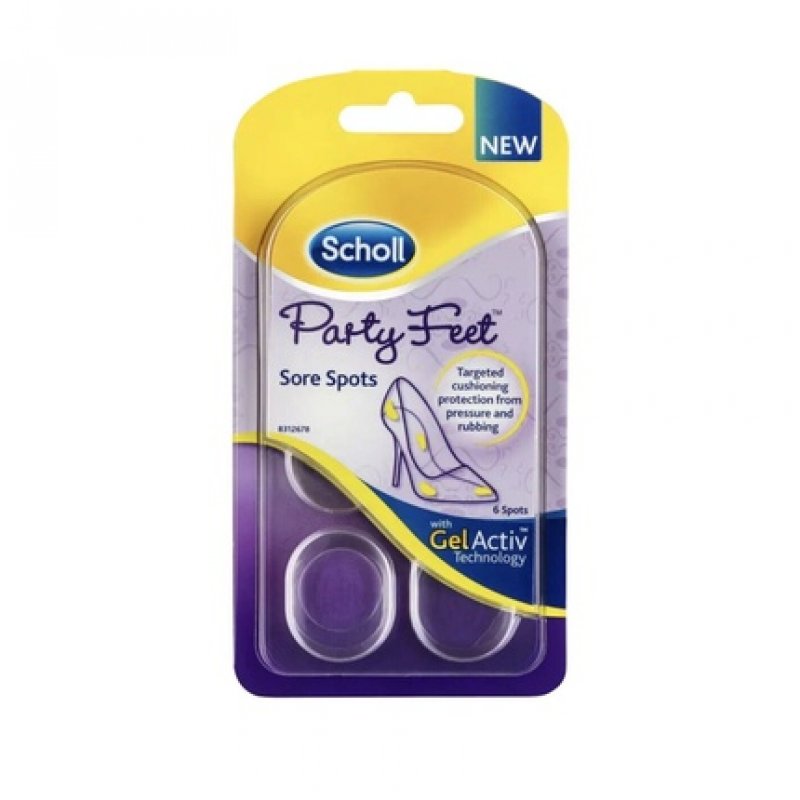 Scholl Party Feet Gelactiv Sensitive Points