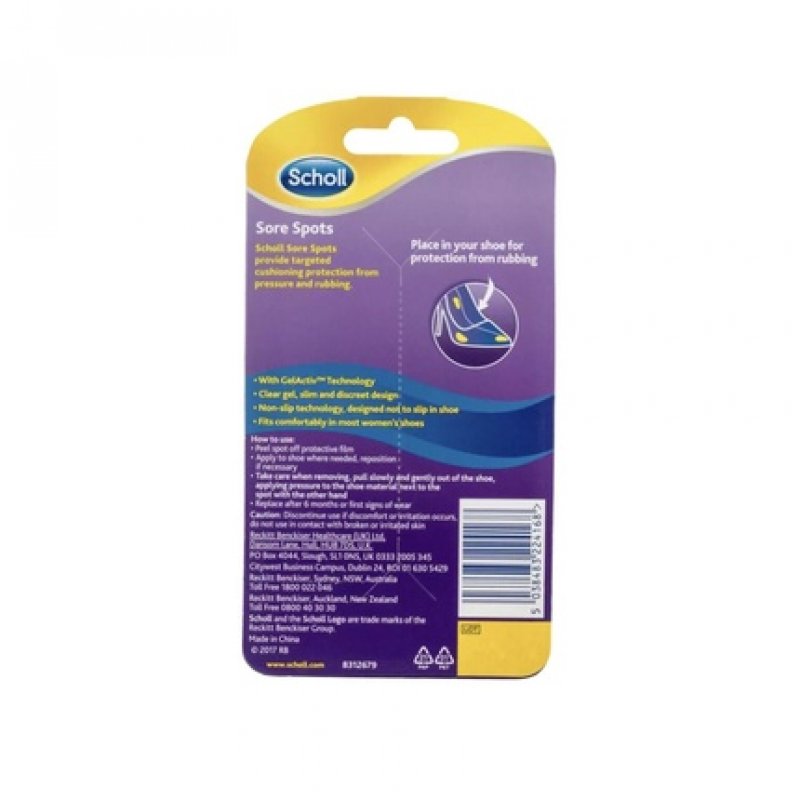 Scholl Party Feet Gelactiv Sensitive Points