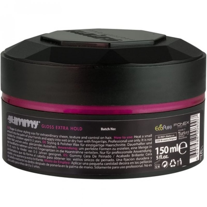 Gummy Styling Wax 150ml Extra Hold Extra Gloss