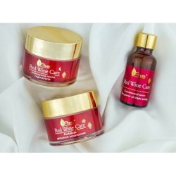AVA Red Wine Care for Mature Skin Day/Night Cream, Face Serum, Eye Elixir