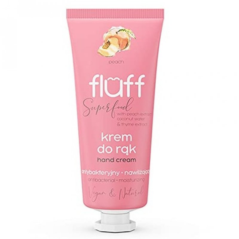 FLUFF Super Food Hand Cream Antibacterial Peach 50ml