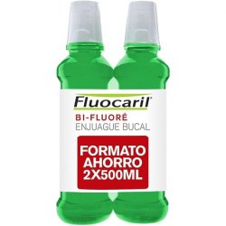 Fluocaril Colut Bi-Fluore Mouthwash 500ml - Pack of 2