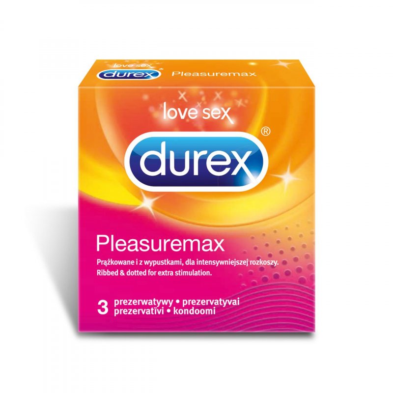 Durex Pleasuremax 3 pc(s) Ribbed & dotted