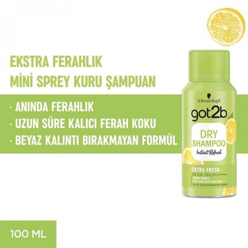 Schwarzkopf GOT2B Fresh It Up Extra Fresh Dry Shampoo Travel Size 100ml