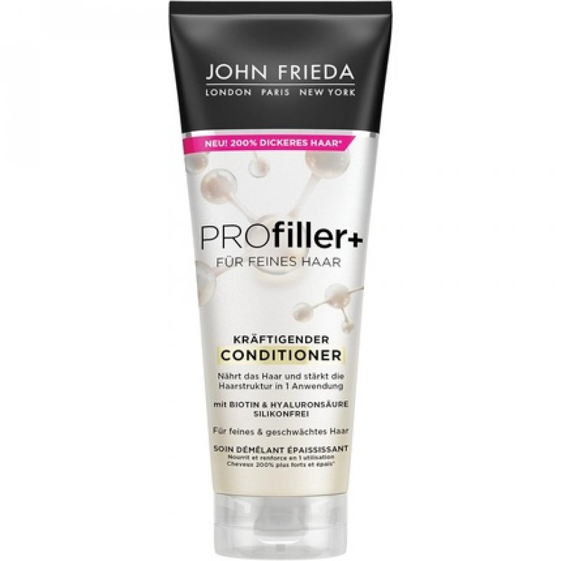 John Frieda Profiller Conditioner 250ml - Nourishes Fine and Weakened Hair - Silicone-Free