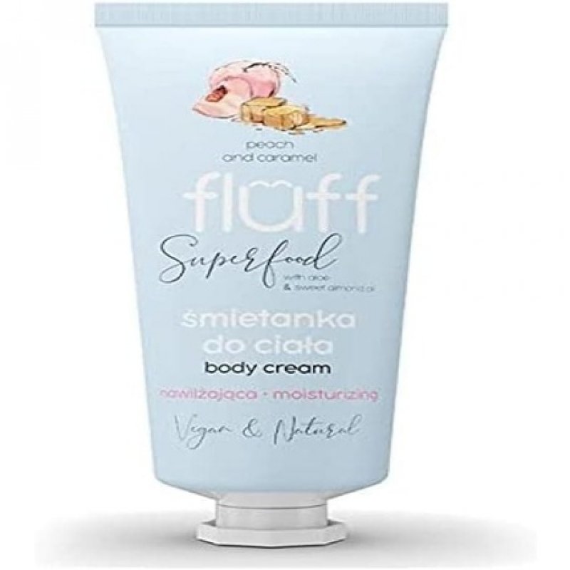 Fluff Body Cream Moisturizing Peach & Caramel 150ml