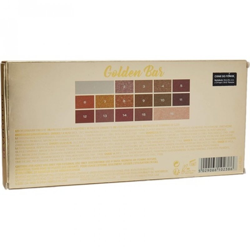 Makeup Revolution I Heart Makeup Chocolate Palette Golden Bar 1 Count