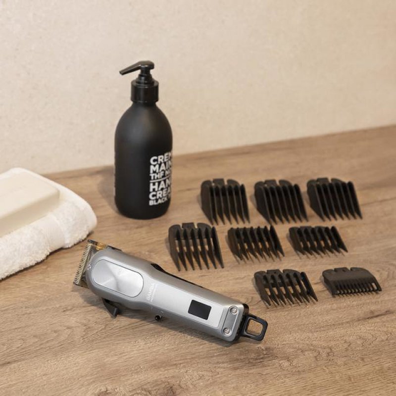 Cecotec Bamba PrecisionCare Wet&Dry Hair Clipper with Stainless Steel and Titanium Coating, Lithium Battery, Battery