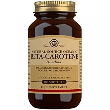 Solgar Natural Source Oceanic Beta Carotene Softgels 180 Count - Fight Free Radicals - Gluten Free