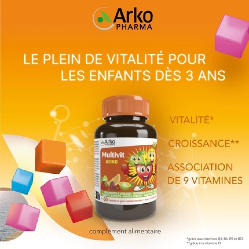 Arkovital Azinco 60 Caram Gummies