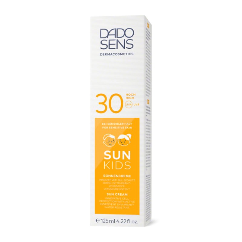 Dado Sens Sun Kids Sunscreen SPF 30 125ml - Dermatologically Developed Sun Protection for Sensitive and Allergy-Prone