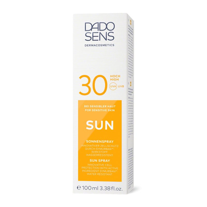Dado Sens Sun Sunscreen Spray SPF 30 100ml for Sensitive and Allergy-Prone Skin