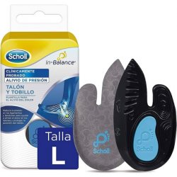Scholl in-Balance Biomechanical Insoles for Heel and Ankle Pain Relief Size L Blue - Pack of 2