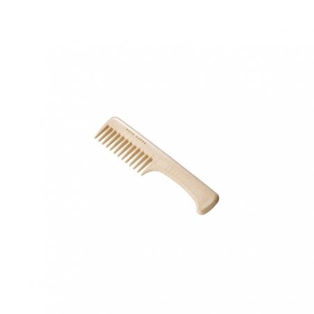 Acca Kappa Beechwood Comb with Coarse Teeth and Handle