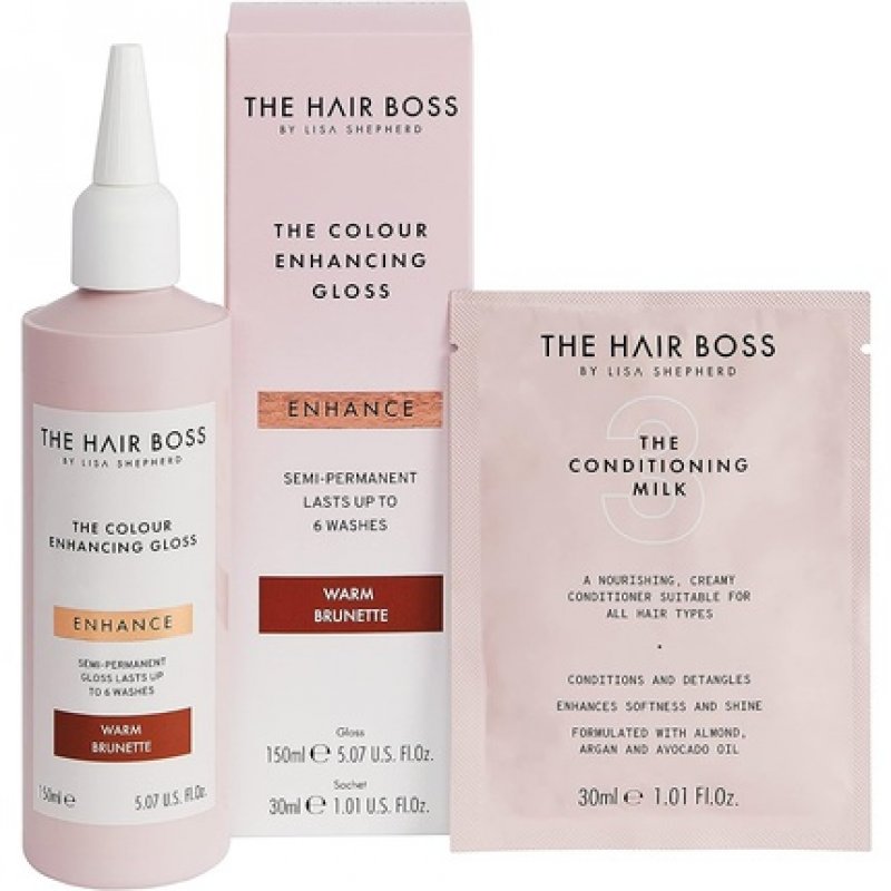 The Hair Boss Warm Brunette Color Enhancing Gloss 150ml