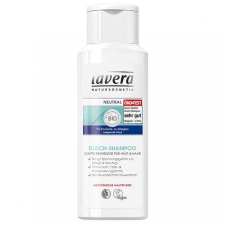 lavera Neutral Shower Shampoo for Skin and Hair 200ml