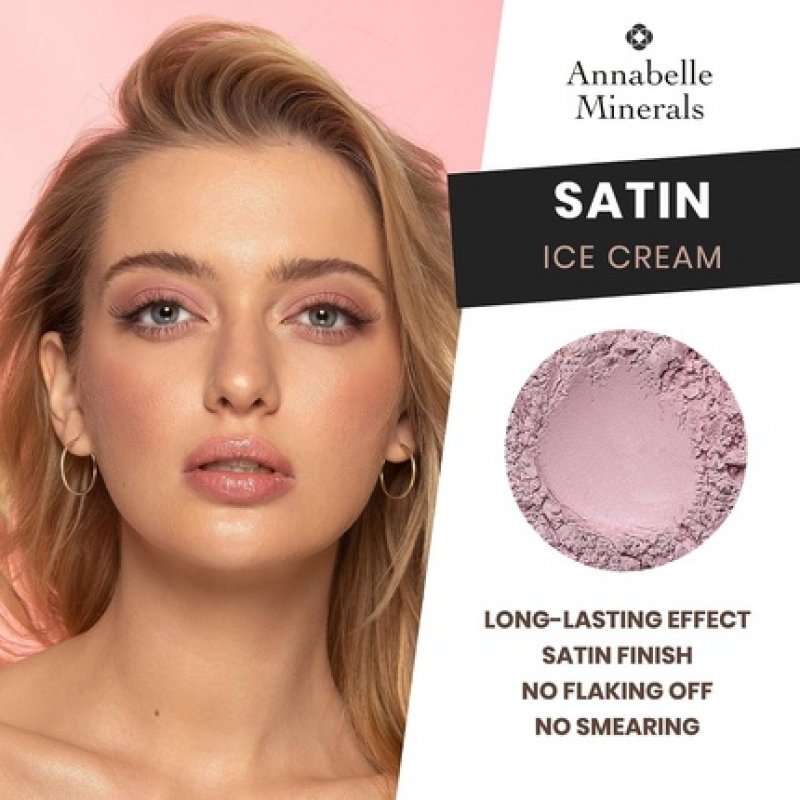 Annabelle Minerals Natural Mineral Eyeshadow Satin Finish Ice Cream 3g