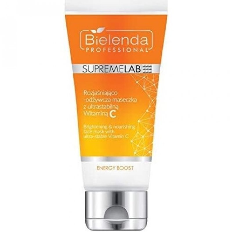 Bielenda Professional Supremelab Energy Boost Brightening and Nourishing Mask with Ultra-Stable Vitamin C 70ml