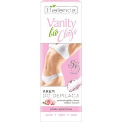 VANITY BIO CLAYS Depilation Cream with Pink Clay 100ml