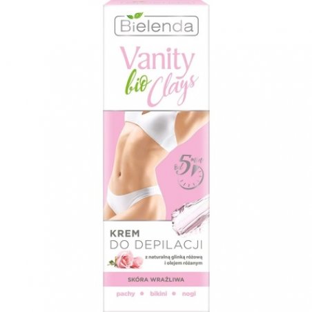 VANITY BIO CLAYS Depilation Cream with Pink Clay 100ml