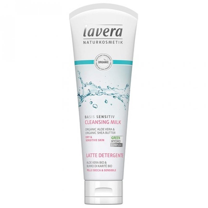 Lavera Basis Sensitiv Cleansing Milk 125ml - Vegan and Organic Skincare