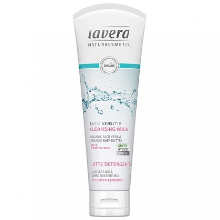 Lavera Basis Sensitiv Cleansing Milk 125ml - Vegan and Organic Skincare
