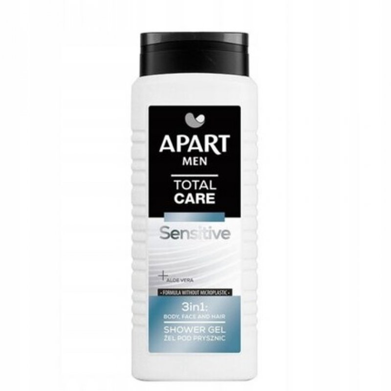 APART NATURAL Men Total Care Sensitive 3-in-1 Shower Gel 500ml
