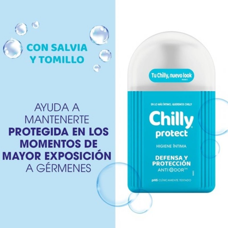 Chilly Protect Antibacterial Intimate Hygiene Gel 250ml