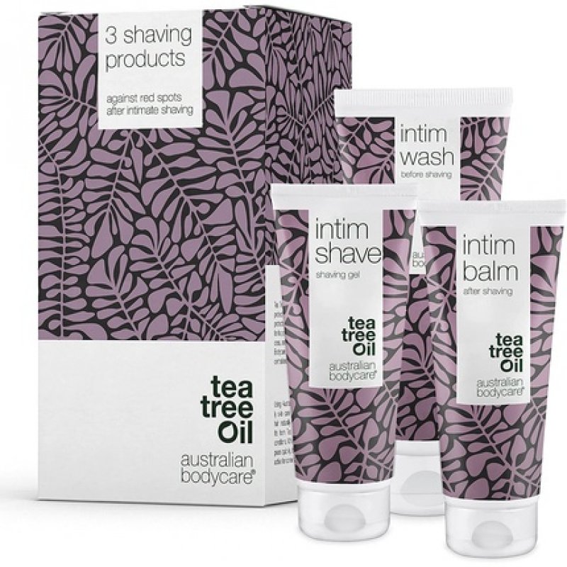 Australian Bodycare Intimate Shaving Set for Ingrown Hairs, Red Bumps, and Razor Burn - 200ml Wash Lotion, 100ml Shave