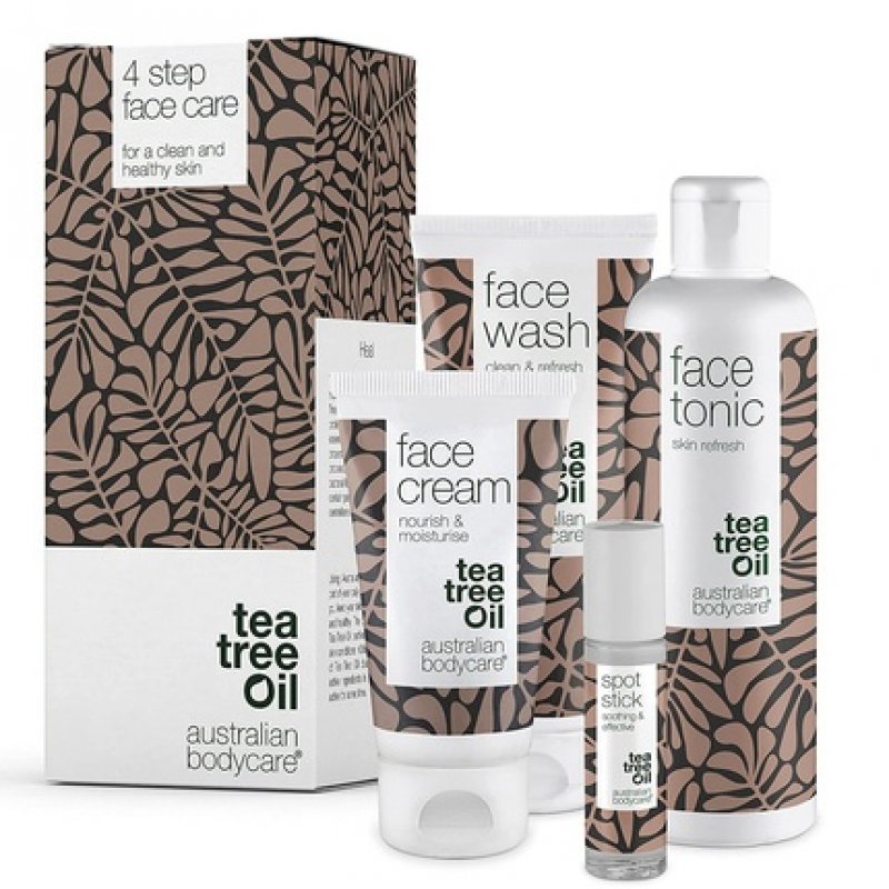 Australian Bodycare Tea Tree Oil Face Care Set for Men and Women with Blemishes and Acne-Prone Skin