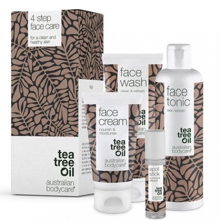 Australian Bodycare Tea Tree Oil Face Care Set for Men and Women with Blemishes and Acne-Prone Skin