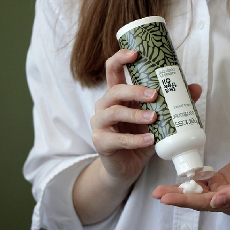 Hair Loss Conditioner for Women and Men 250ml with Tea Tree Oil and Lemon Myrtle - Protects Against Breakage and Leaves
