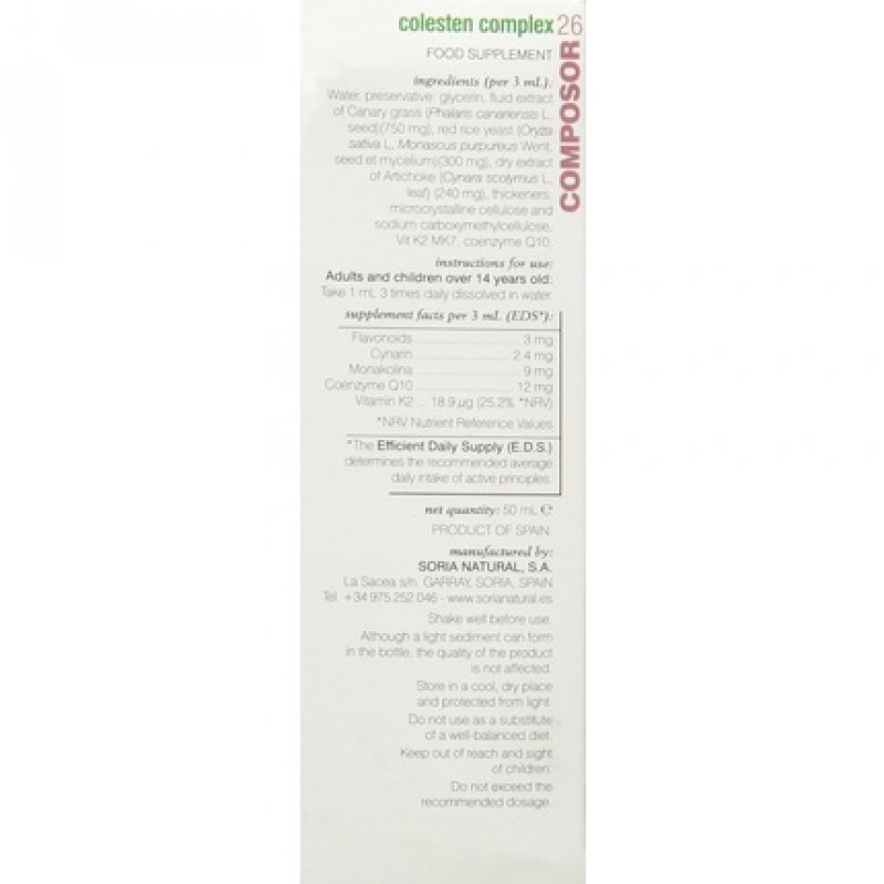 Soria Natural Composor 26 Colesten Complex 50ml