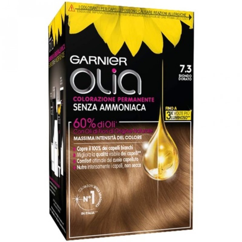 Garnier Olia Permanent Colouring and Bleaching 7.3 Biondo Dorato