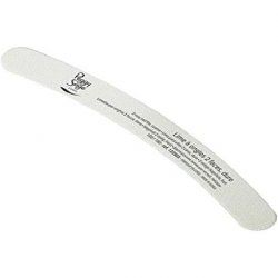 100/180 122503 Nail File 2 Sided Hard Shape Banana White