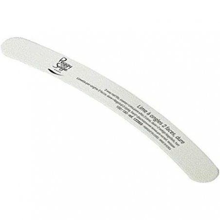 100/180 122503 Nail File 2 Sided Hard Shape Banana White