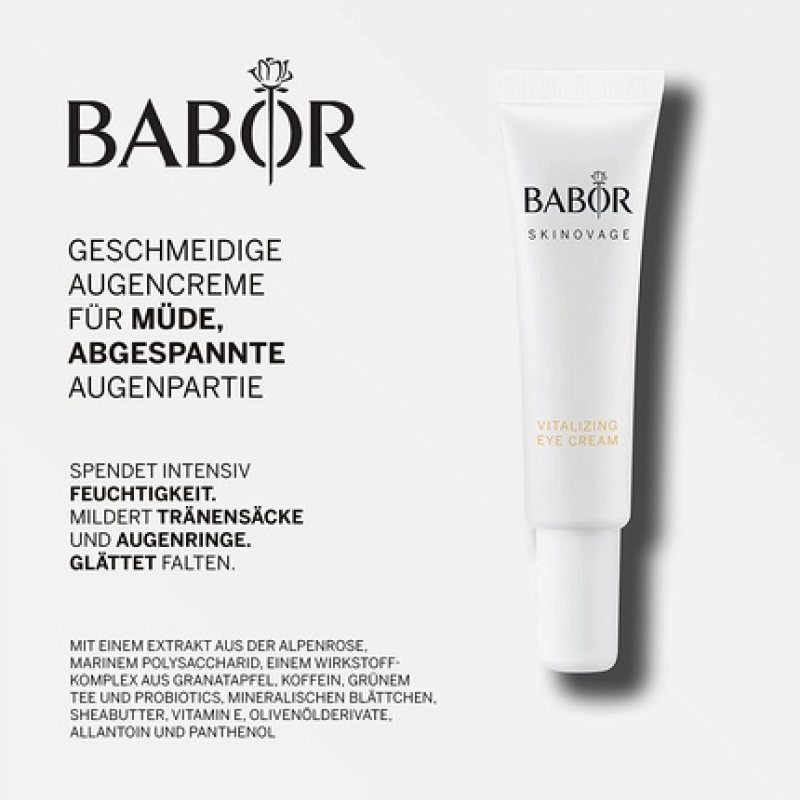 BABOR SKINOVAGE Vitalizing Eye Cream for Tired Skin 2022 Launch