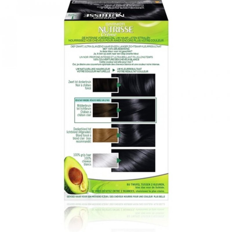 Garnier Nutrisse Crme 10 Black Hair Dye