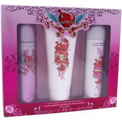 Cuba Cuba Heartbreaker For Women 3 Piece Gift Set 3.3oz EDP Spray 6.7oz Body Spray 4.3oz Body Lotion 422.90ml